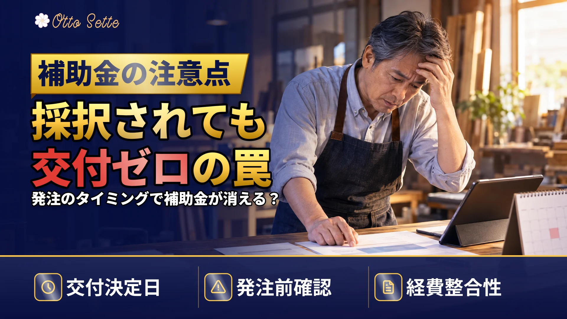 持続化補助金が不採択・不交付になるケースと見直すべき書類